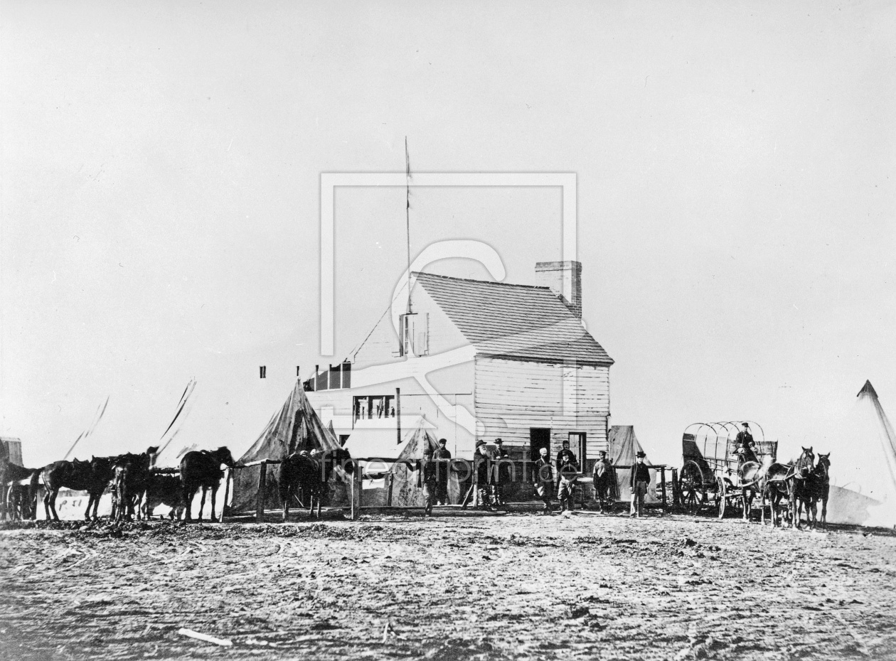 Bild-Nr.: 31001878 Headquarters of Sanitary Commission, Brandy Station, Virginia, 1863 erstellt von Unbekannte Fotografen