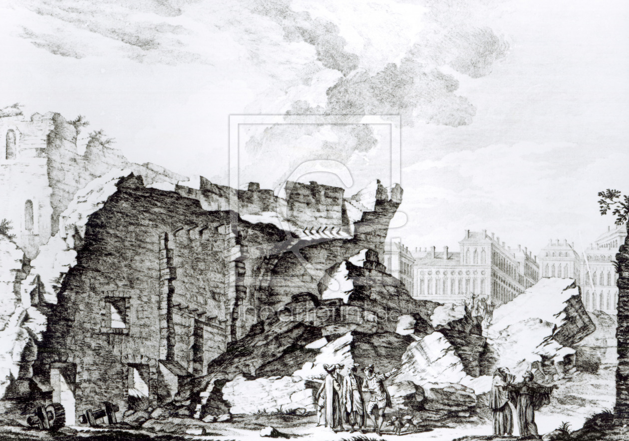 Bild-Nr.: 31001904 Tower of San Roque, Lisbon after the earthquake of 1755 Bild-Nr.: 31001904 Tower of San Roque, Lisbon after the earthquake of 1755 erstellt von Anonyme Künstler