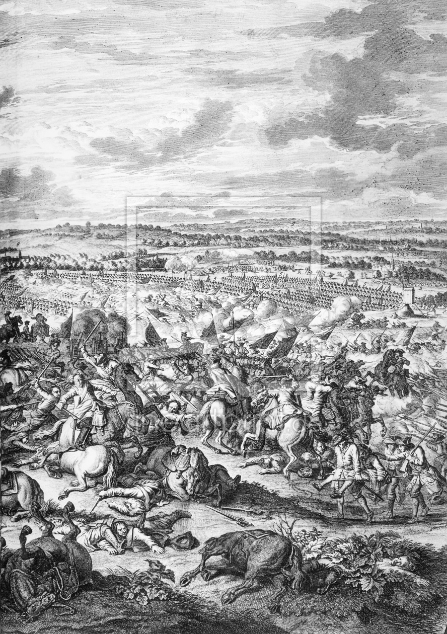 Bild-Nr.: 31001914 The Battle of Oudenarde, 1708 erstellt von Anonyme Künstler