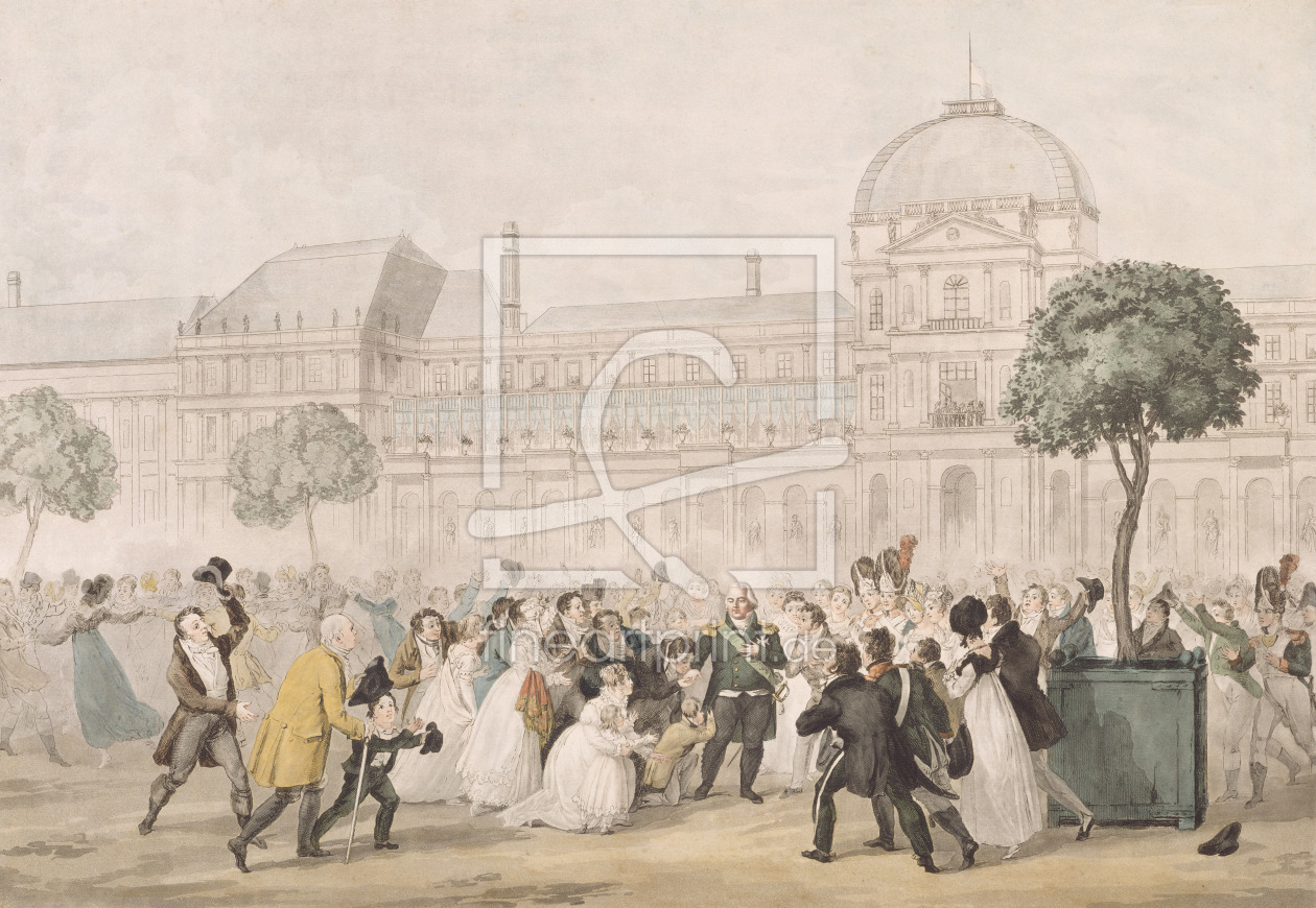 Bild-Nr.: 31001918 Return of Louis XVIII to Paris, 8th July 1815 erstellt von Anonyme Künstler