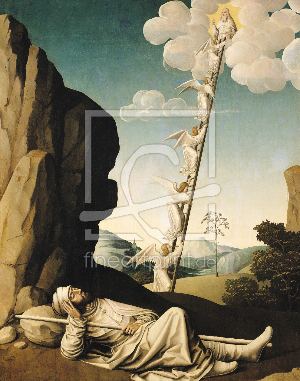 Bild-Nr.: 31001926 Jacob's Ladder, c.1490 Bild-Nr.: 31001926 Jacob's Ladder, c.1490 erstellt von Anonyme Künstler