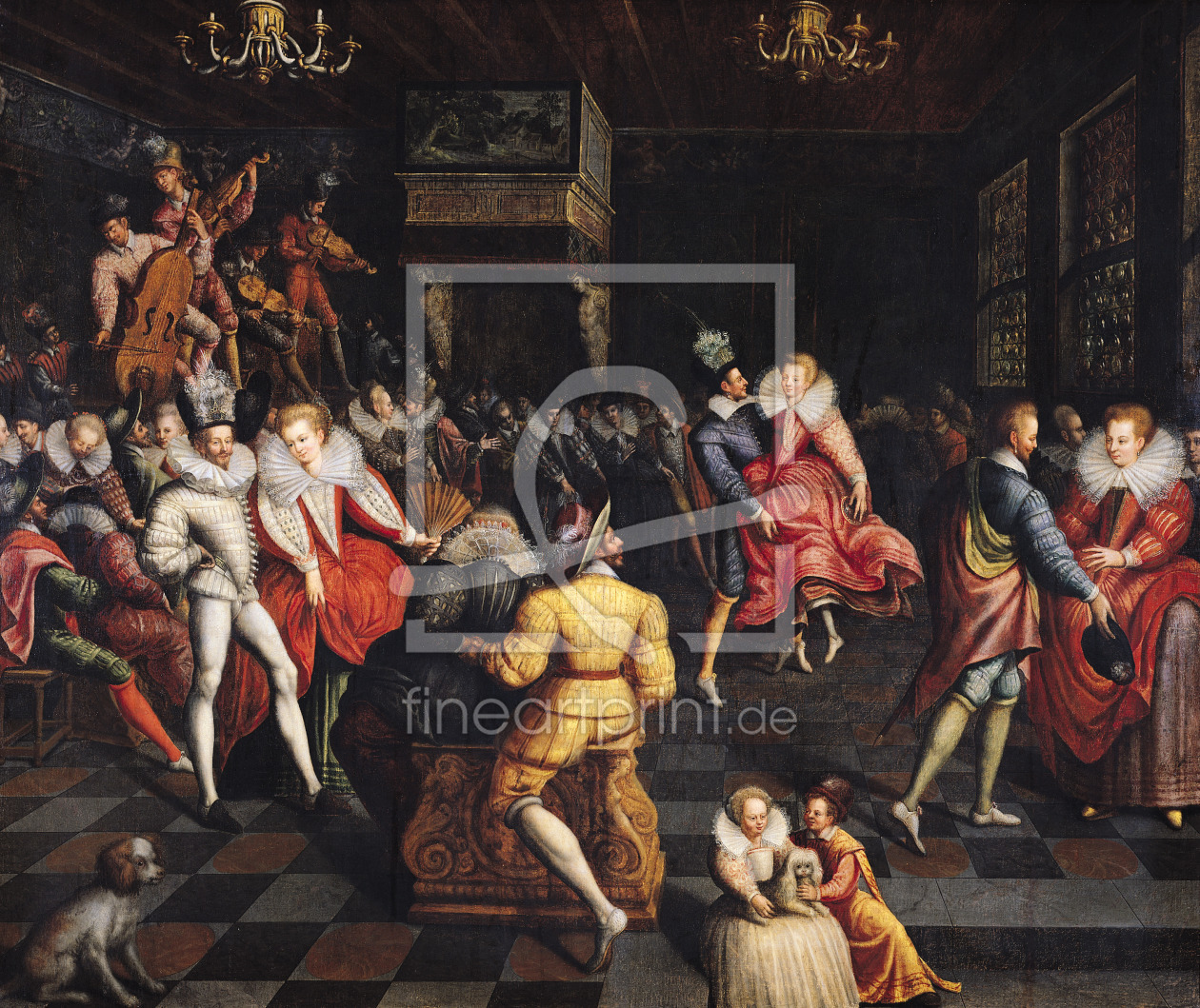 Bild-Nr.: 31001938 Ball at the Court of Valois erstellt von Anonyme Künstler