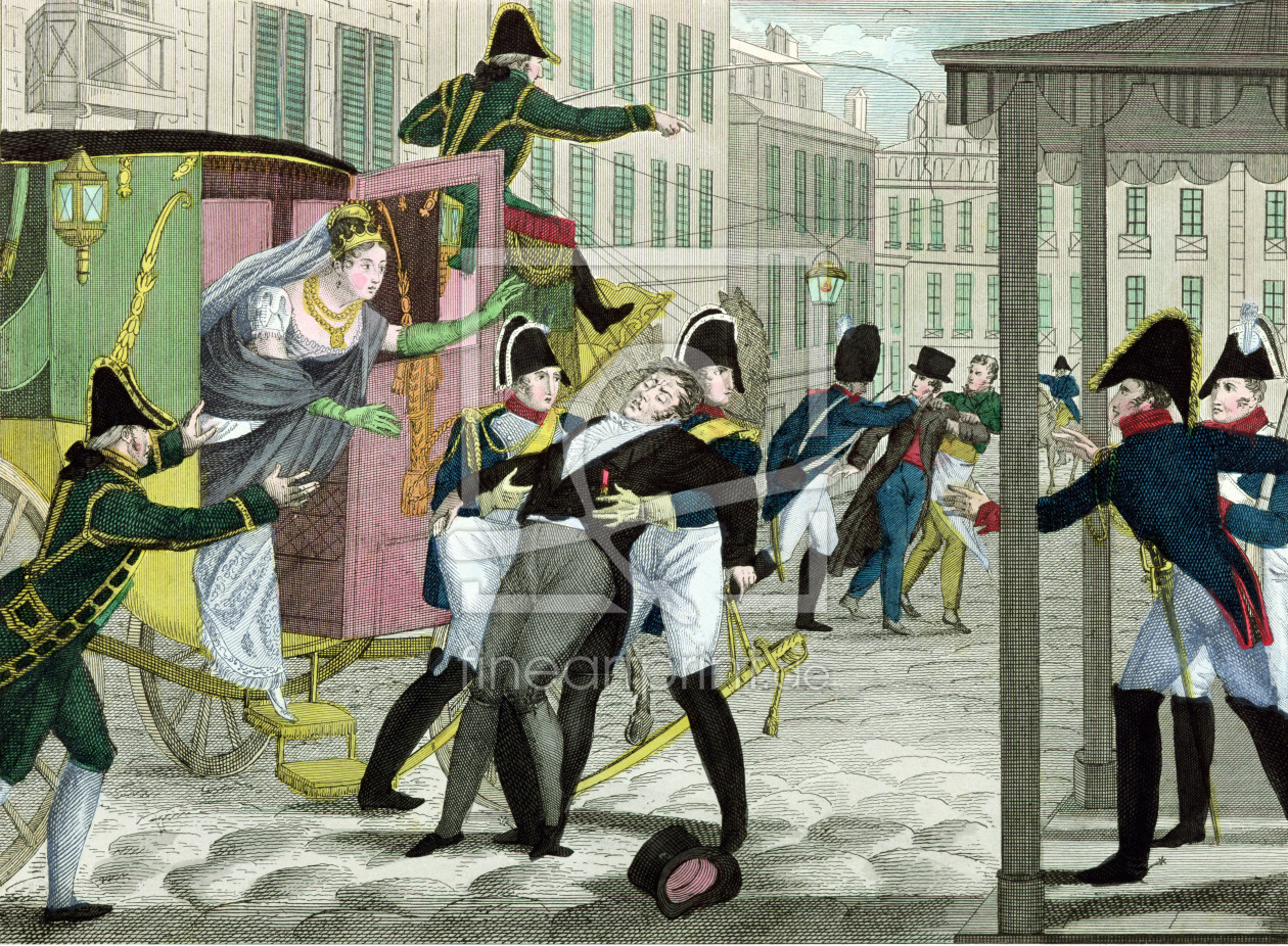 Bild-Nr.: 31001954 Assassination of Charles-Ferdinand of France Duke of Berry, by Louis Louvel, in  erstellt von Anonyme Künstler