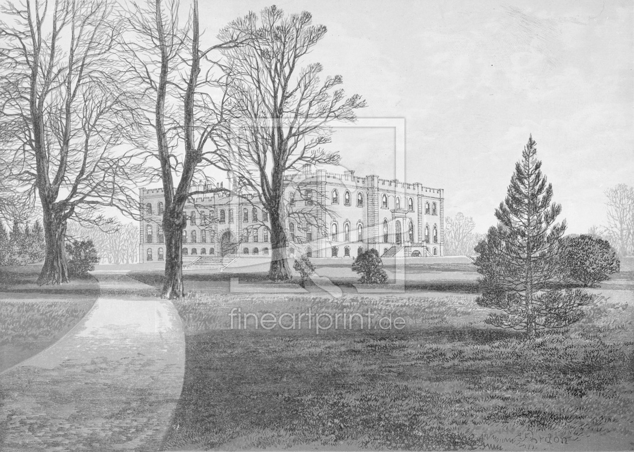 Bild-Nr.: 31001968 Kimbolton Castle, 1880 erstellt von Anonyme Künstler