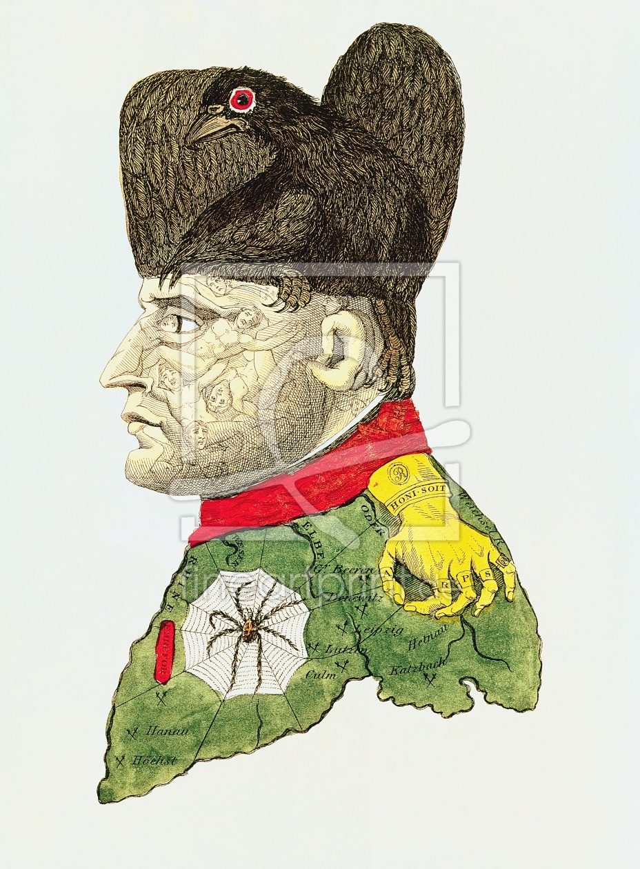 Bild-Nr.: 31002002 Caricature of Napoleon Bonaparte erstellt von Anonyme Künstler