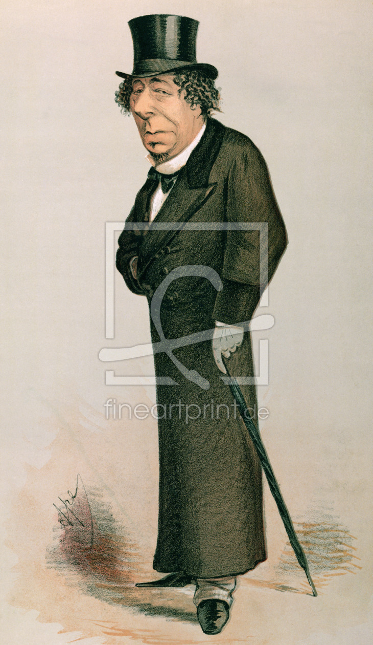 Bild-Nr.: 31002004 Disraeli, Benjamin : cartoon from Vanity Fair, Jan 30, 1869 erstellt von Anonyme Künstler