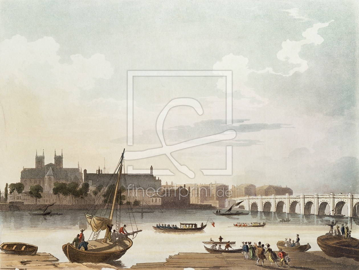 Bild-Nr.: 31002029 View of Westminster and the Bridge erstellt von Anonyme Künstler