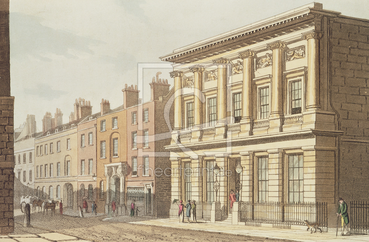 Bild-Nr.: 31002036 The London Commercial Sale Rooms, from 'R.Ackermann's Repository of Arts' 1813 erstellt von Anonyme Künstler