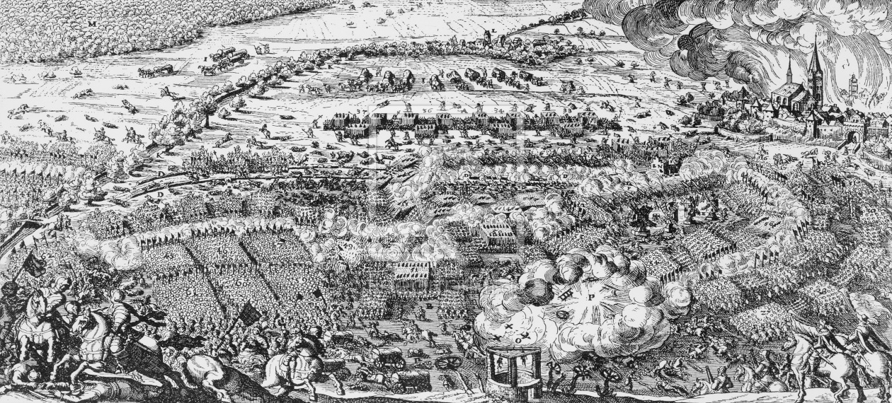 Bild-Nr.: 31002042 The Swedish victory at the Battle of Lutzen, 1632 erstellt von Anonyme Künstler