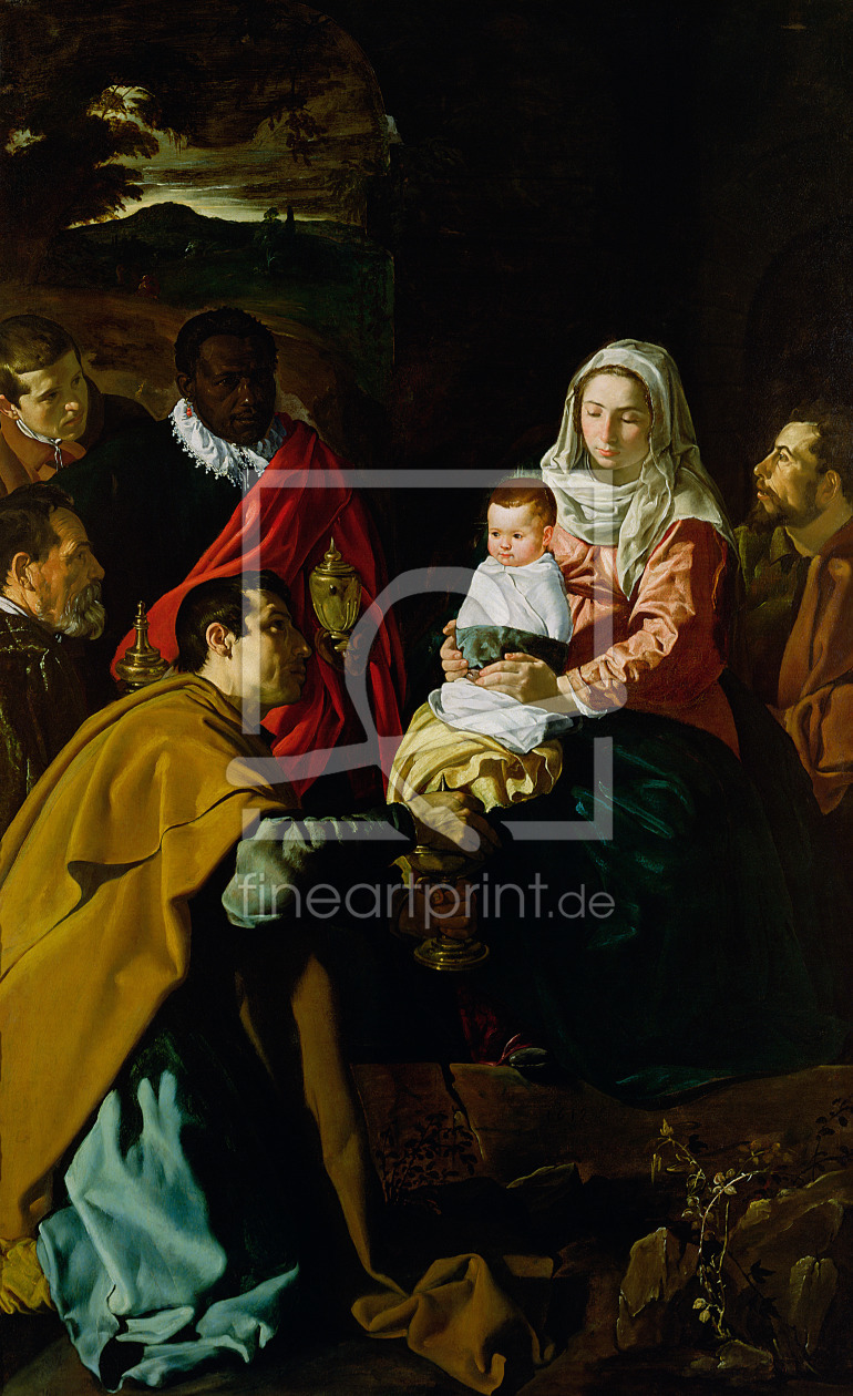 Bild-Nr.: 31002073 Adoration of the Kings, 1619 erstellt von Velazquez, Diego Rodriguez de Silva y