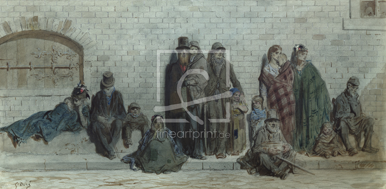Bild-Nr.: 31002086 London Street Scene, c.1868-72 erstellt von Dore, Gustave