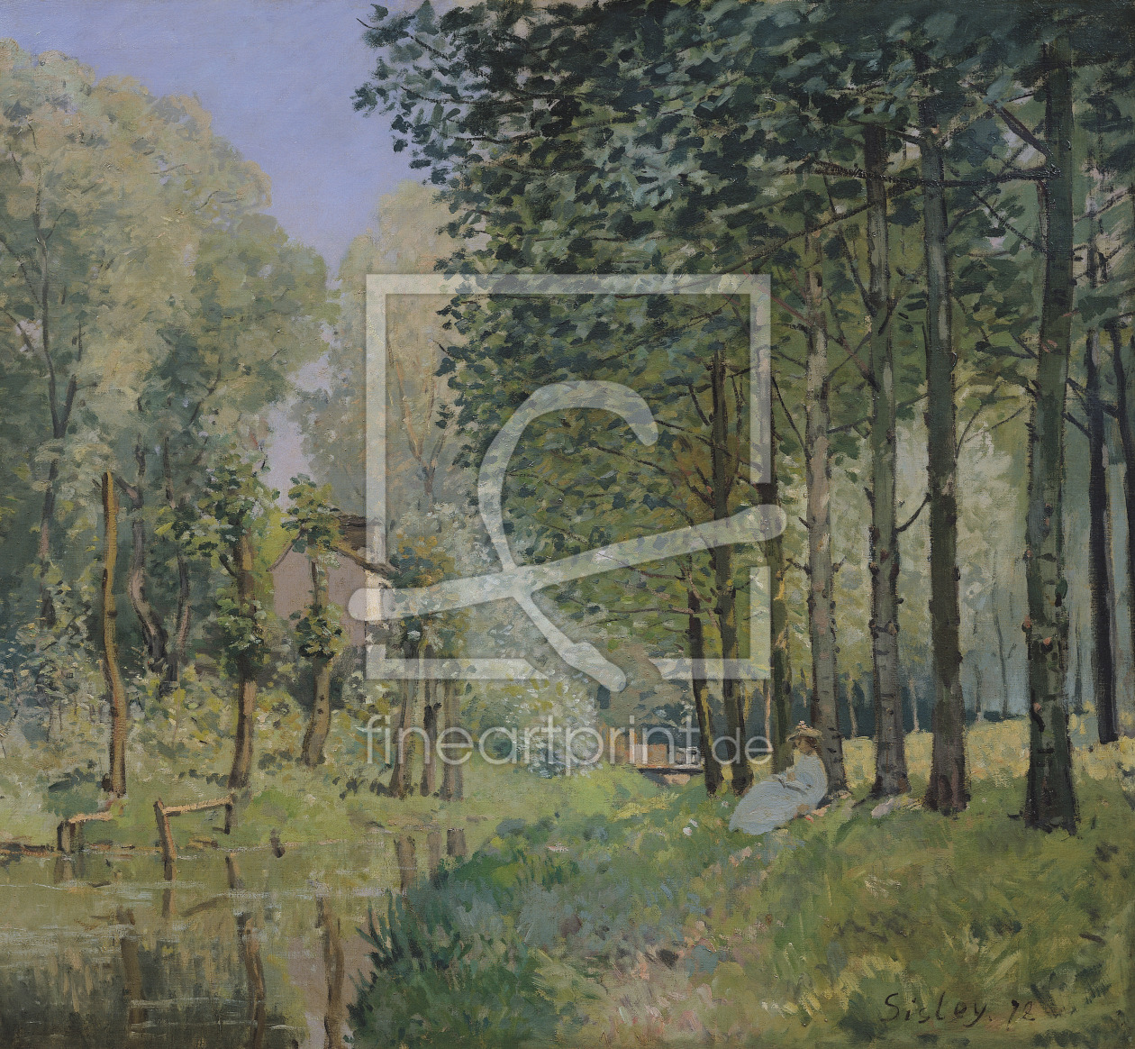 Bild-Nr.: 31002096 The Rest by the Stream. Edge of the Wood, 1872 Bild-Nr.: 31002096 The Rest by the Stream. Edge of the Wood, 1872 erstellt von Sisley, Alfred