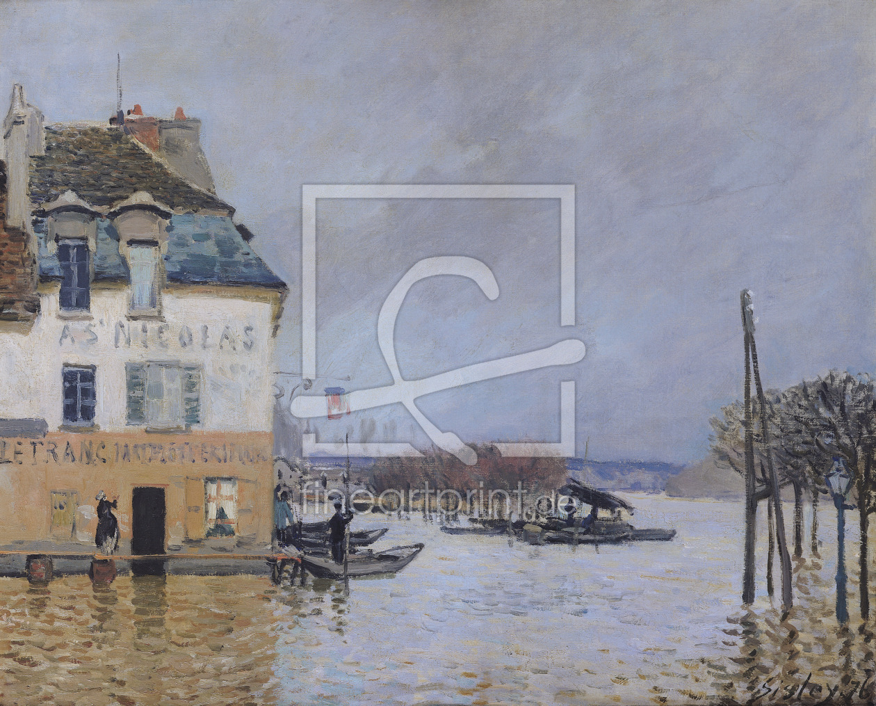 Bild-Nr.: 31002098 The Flood at Port-Marly, 1876 erstellt von Sisley, Alfred