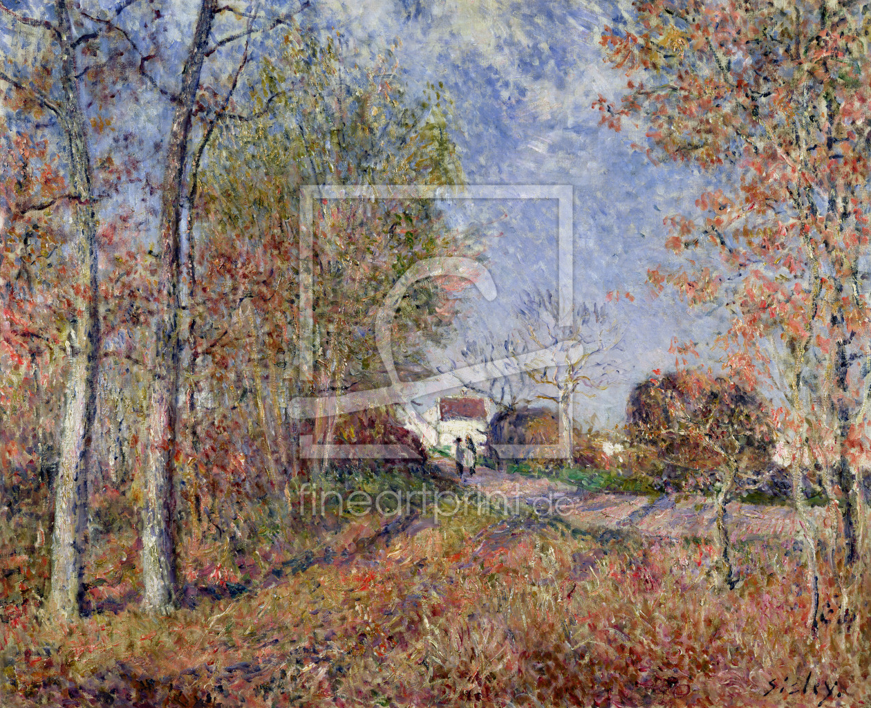 Bild-Nr.: 31002104 A Corner of the Woods at Sablons, 1883 erstellt von Sisley, Alfred