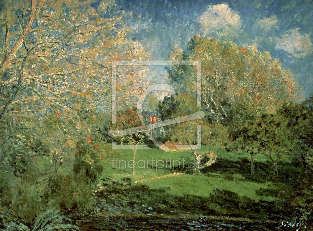 Bild-Nr.: 31002110 The Garden of Hoschede Family, 1881 erstellt von Sisley, Alfred