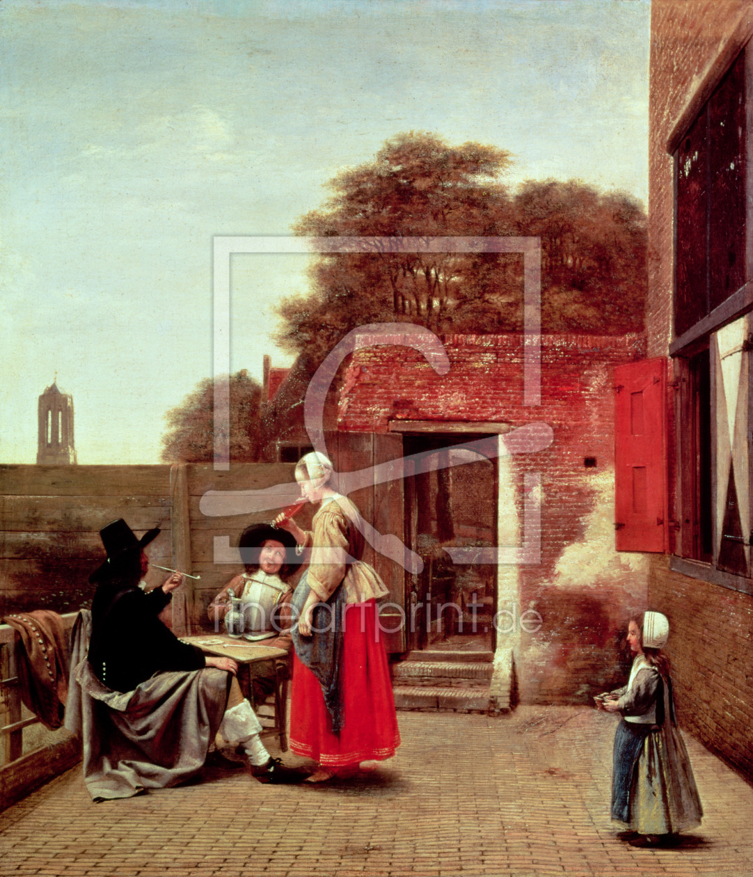 Bild-Nr.: 31002126 A Dutch Courtyard, c.1658-60 Bild-Nr.: 31002126 A Dutch Courtyard, c.1658-60 erstellt von Hooch, Pieter de