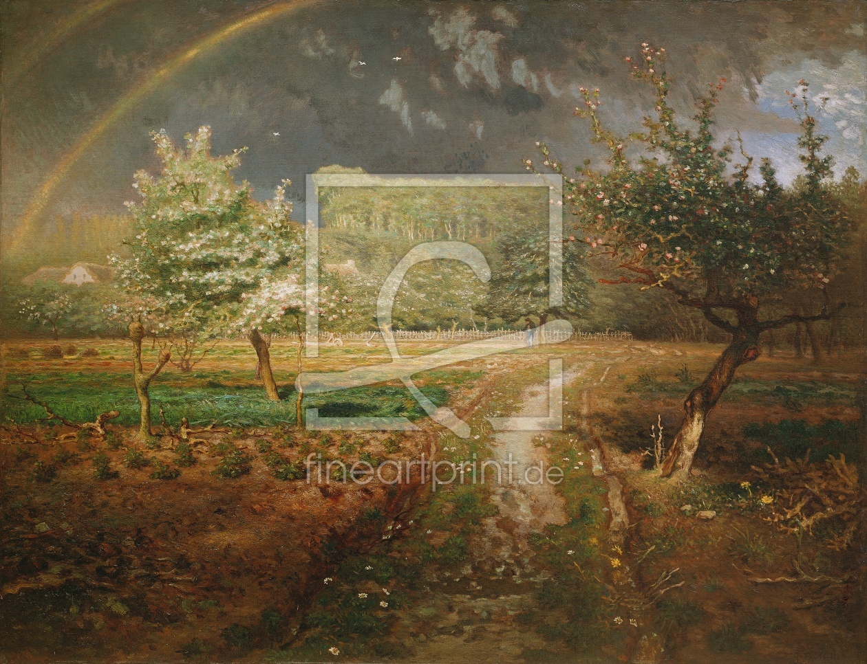 Bild-Nr.: 31002134 Spring at Barbizon, 1868-73 Bild-Nr.: 31002134 Spring at Barbizon, 1868-73 erstellt von Millet, Jean-Francois