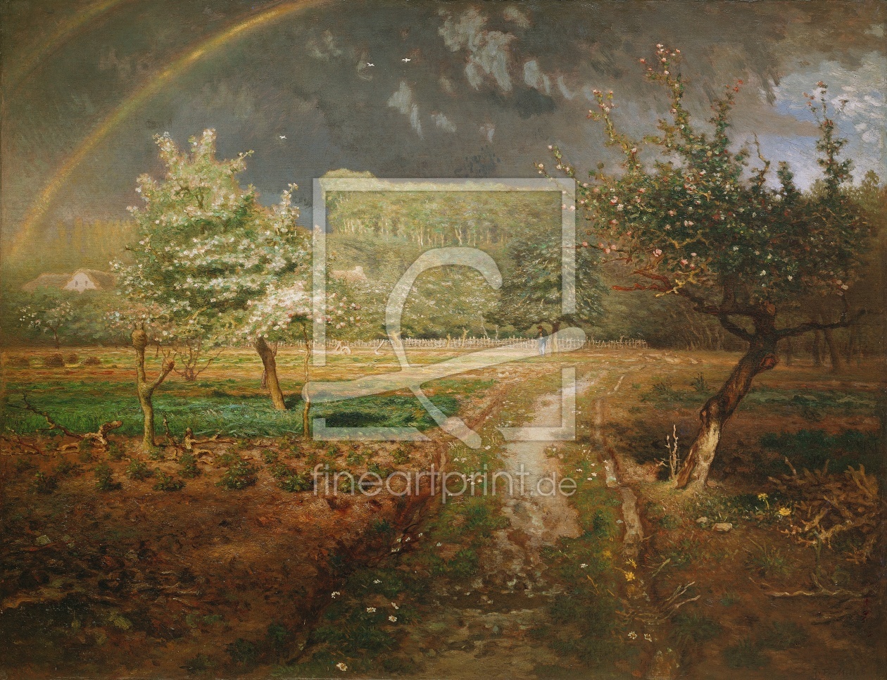 Bild-Nr.: 31002134 Spring at Barbizon, 1868-73 erstellt von Millet, Jean-Francois