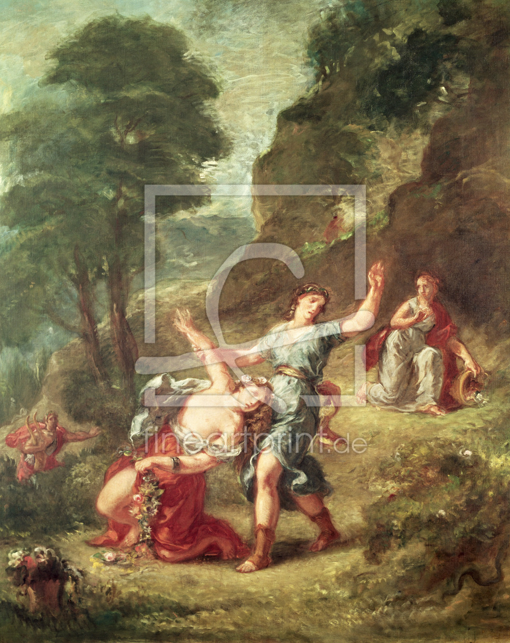 Bild-Nr.: 31002151 Orpheus and Eurydice, Spring from a series of the Four Seasons, 1862 erstellt von Delacroix, Ferdinand Victor Eugene