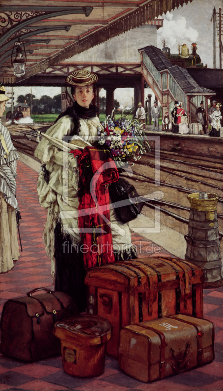Bild-Nr.: 31002163 Waiting at the Station, Willesden Junction, c.1874 Bild-Nr.: 31002163 Waiting at the Station, Willesden Junction, c.1874 erstellt von Tissot, James Jacques Joseph
