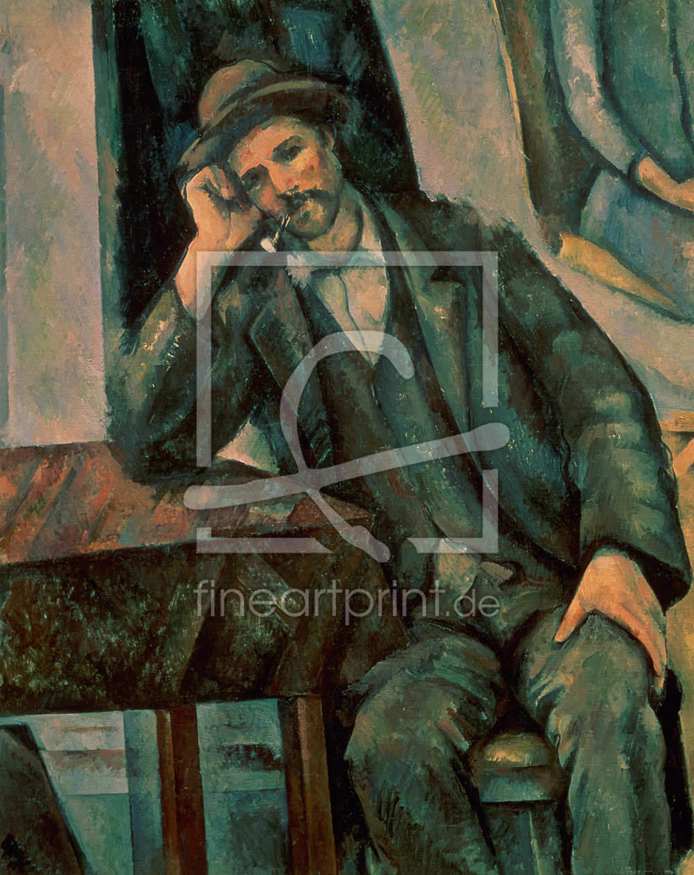 Bild-Nr.: 31002179 Man Smoking a Pipe, 1890-92 erstellt von Cezanne, Paul