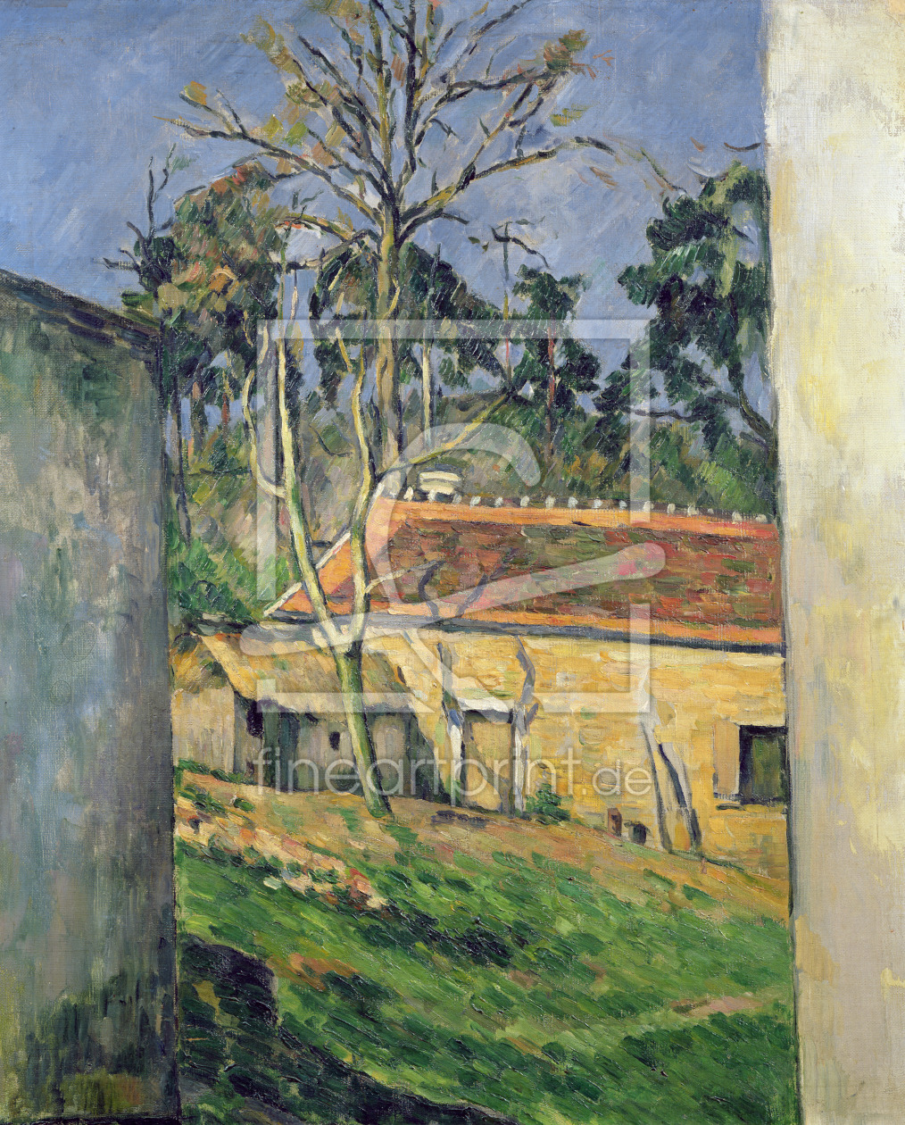 Bild-Nr.: 31002181 Farmyard at Auvers, c.1879-80 Bild-Nr.: 31002181 Farmyard at Auvers, c.1879-80 erstellt von Cezanne, Paul