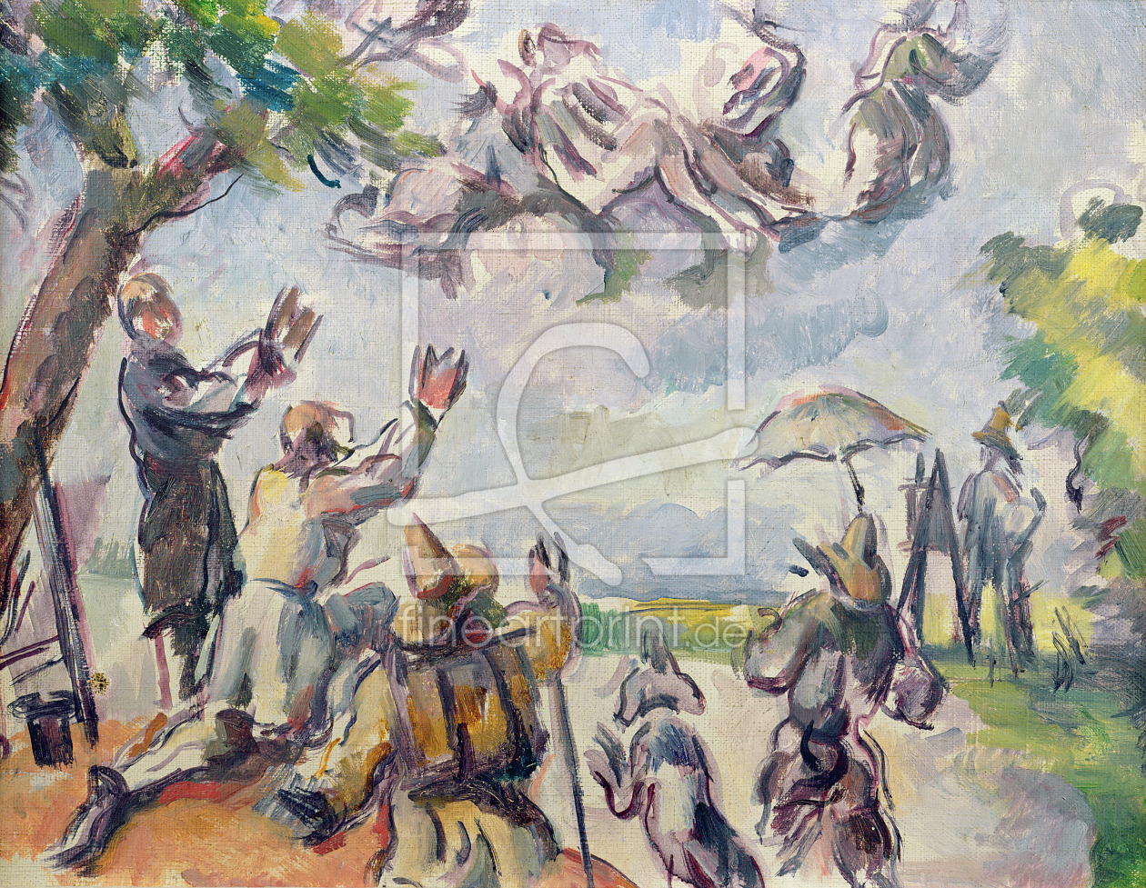 Bild-Nr.: 31002193 Apotheosis of Delacroix erstellt von Cezanne, Paul