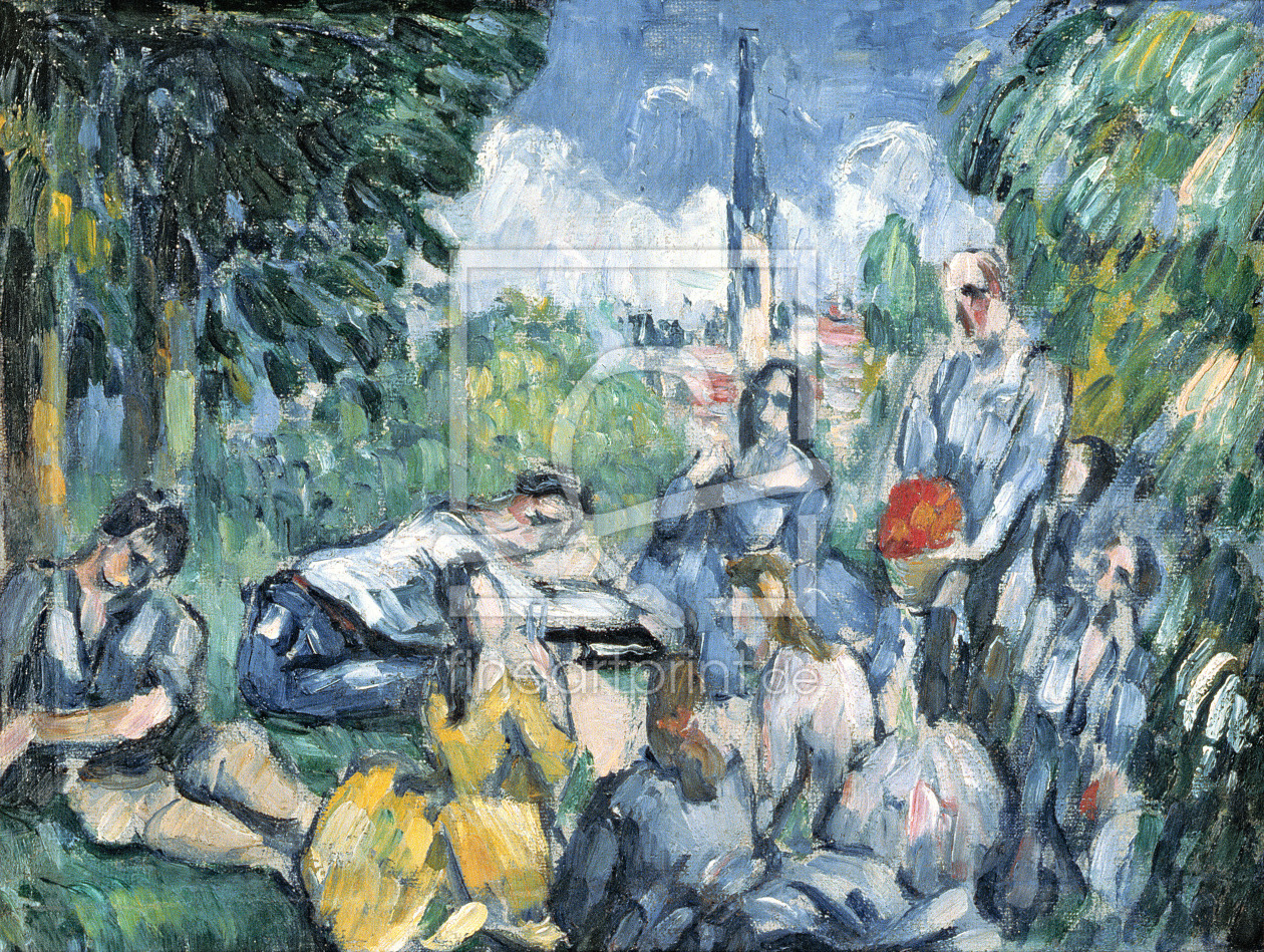 Bild-Nr.: 31002195 Dejeuner sur l'herbe, 1876-77 erstellt von Cezanne, Paul