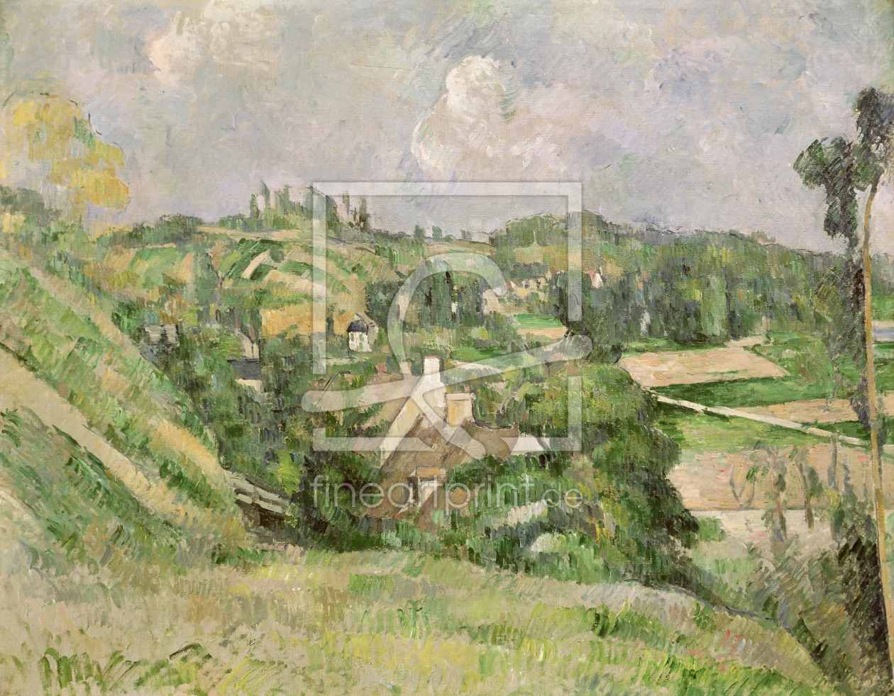 Bild-Nr.: 31002201 Auvers-sur-Oise, seen from the Val Harme, 1879-82 erstellt von Cezanne, Paul