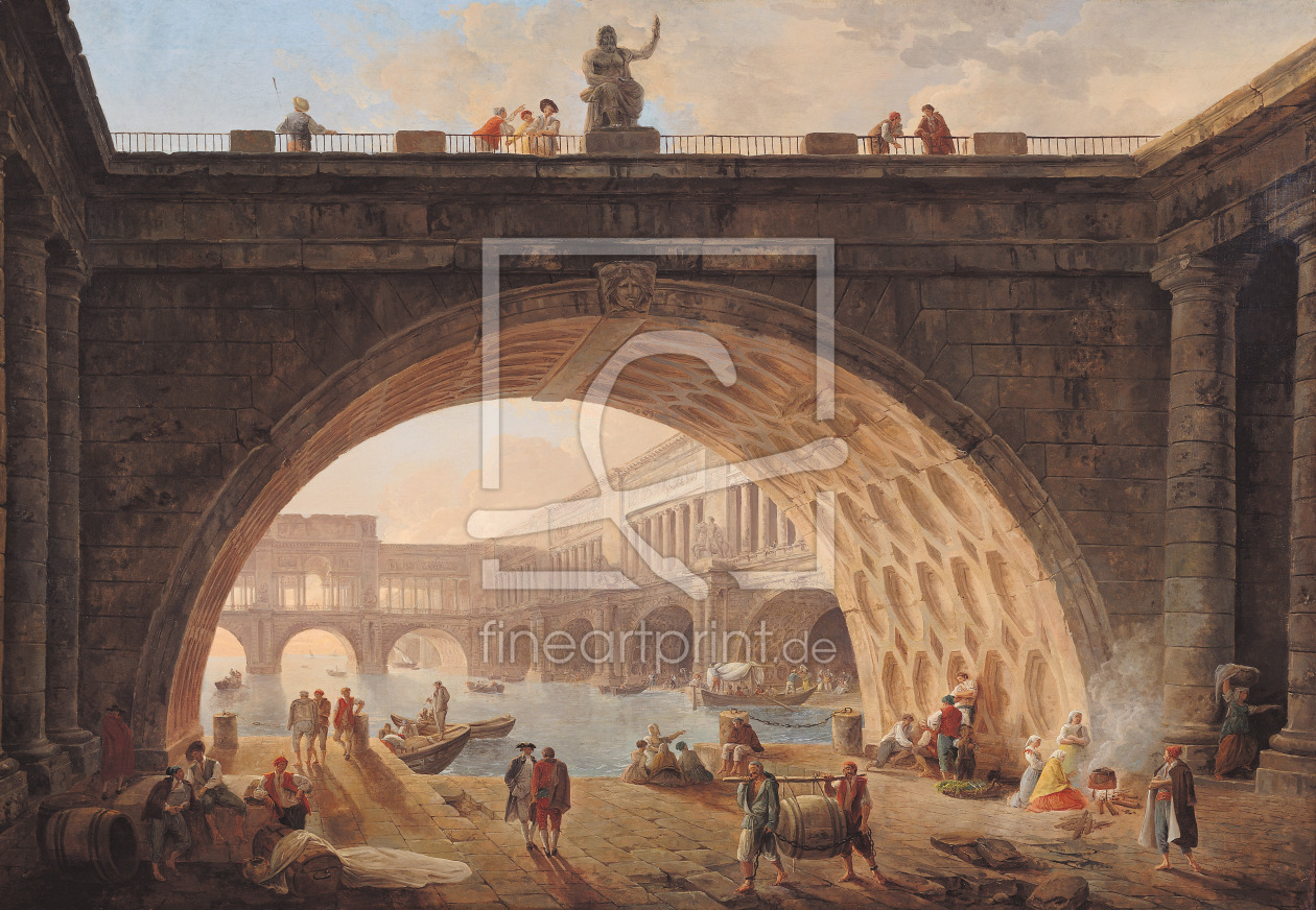 Bild-Nr.: 31002212 A Port, c.1760 erstellt von Robert, Hubert