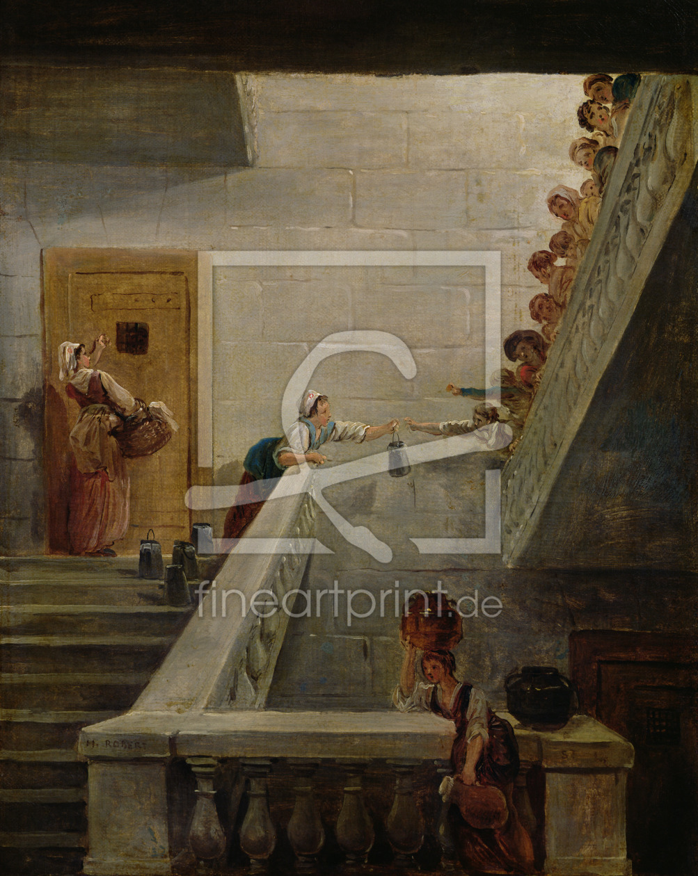 Bild-Nr.: 31002213 Distributing Milk at St. Lazare Prison, 1794 erstellt von Robert, Hubert
