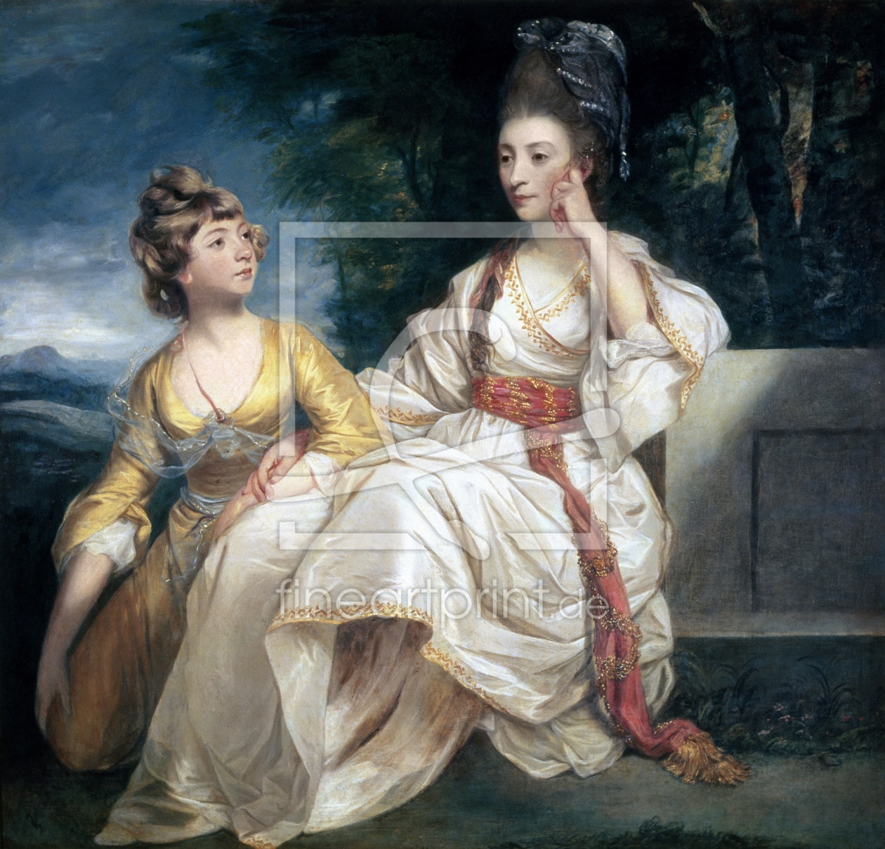 Bild-Nr.: 31002235 Mrs Thrale and her Daughter Hester 1777-78 erstellt von Reynolds, Sir Joshua