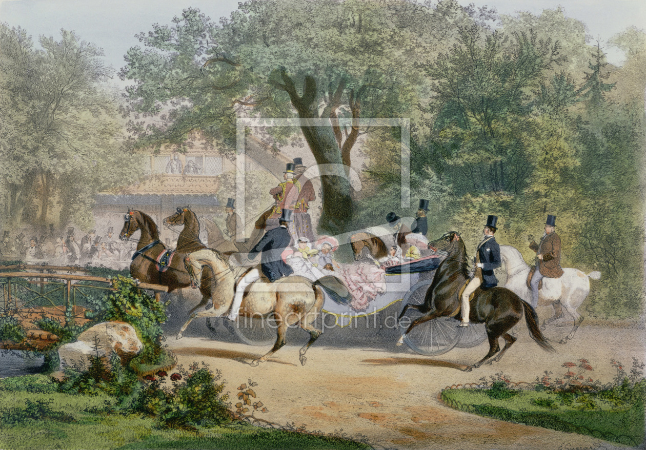 Bild-Nr.: 31002243 Promenade au Bois erstellt von Guerard, Eugene Charles Francois