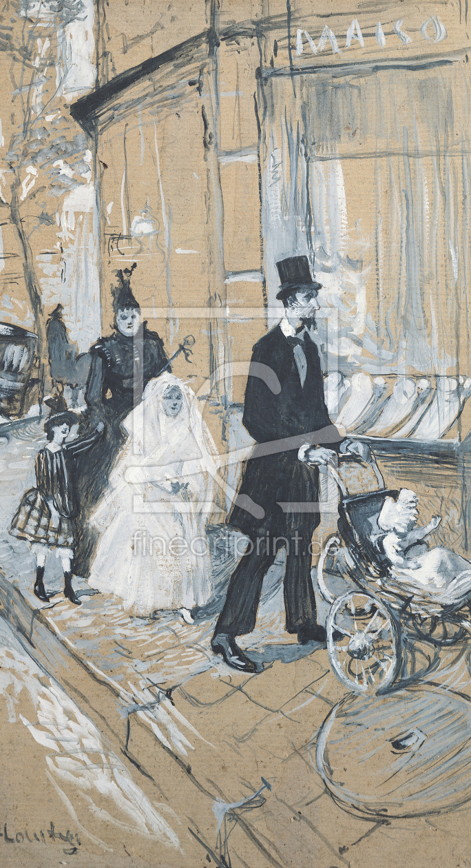 Bild-Nr.: 31002319 First Communion Day, 1888 erstellt von Toulouse-Lautrec, Henri de