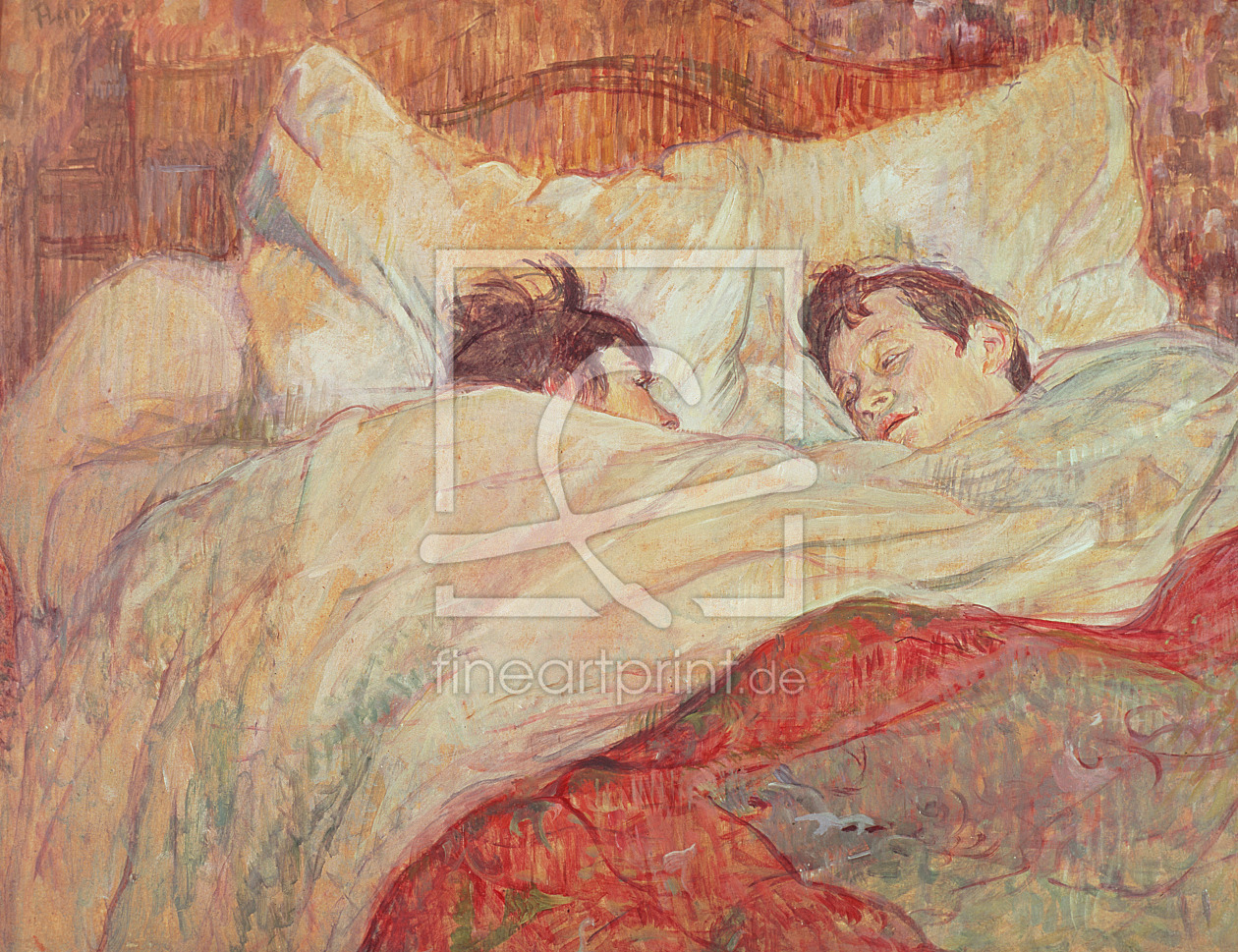 Bild-Nr.: 31002323 The Bed, c.1892-95 erstellt von Toulouse-Lautrec, Henri de