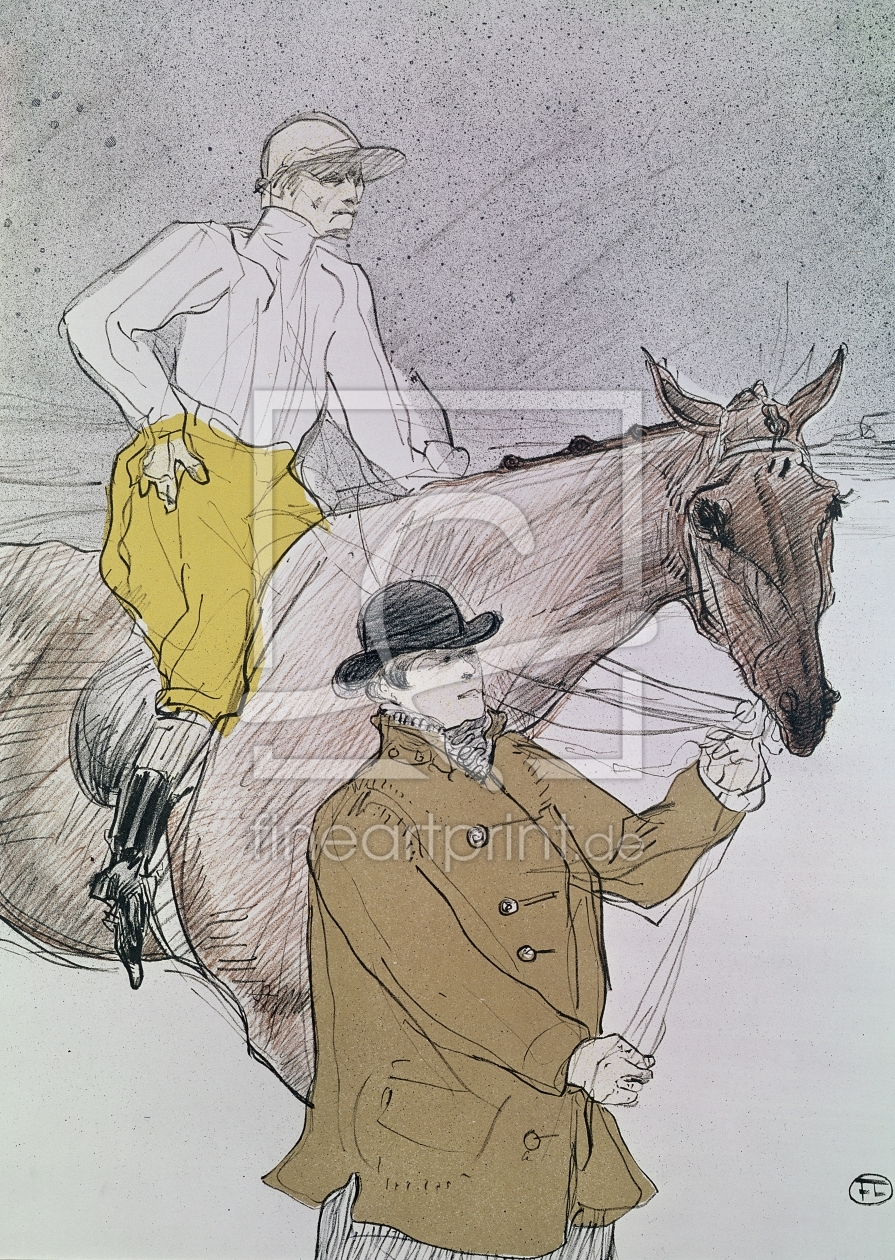 Bild-Nr.: 31002326 The jockey led to the start erstellt von Toulouse-Lautrec, Henri de