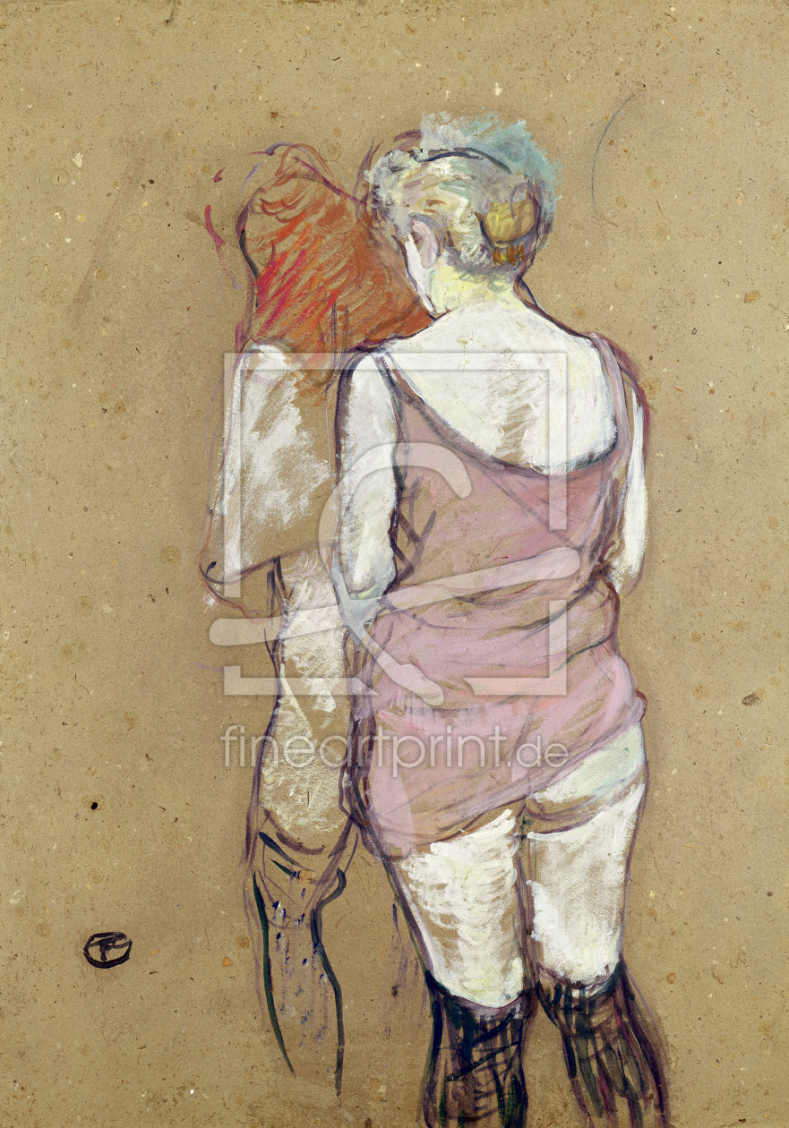 Bild-Nr.: 31002327 Two Semi-Nude Women at the Maison de la Rue des Moulins, 1894 erstellt von Toulouse-Lautrec, Henri de
