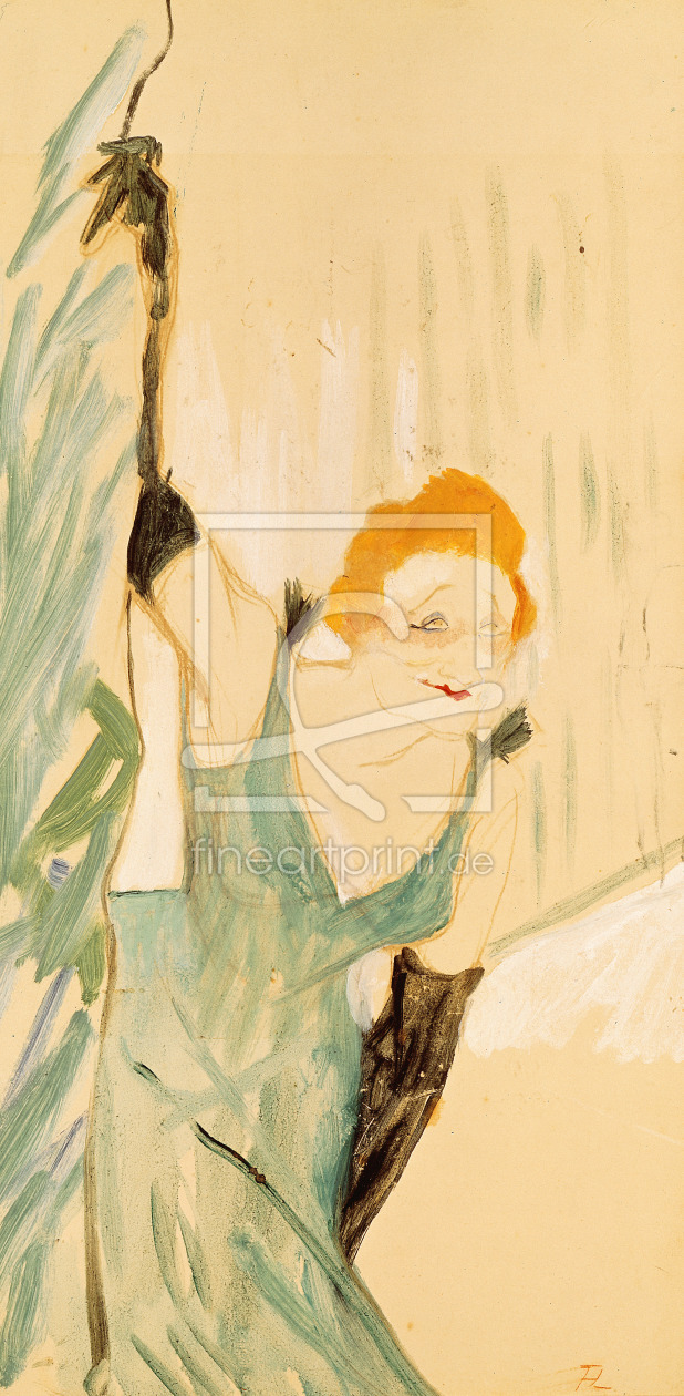 Bild-Nr.: 31002340 Yvette Guilbert taking a Curtain Call, 1894 erstellt von Toulouse-Lautrec, Henri de