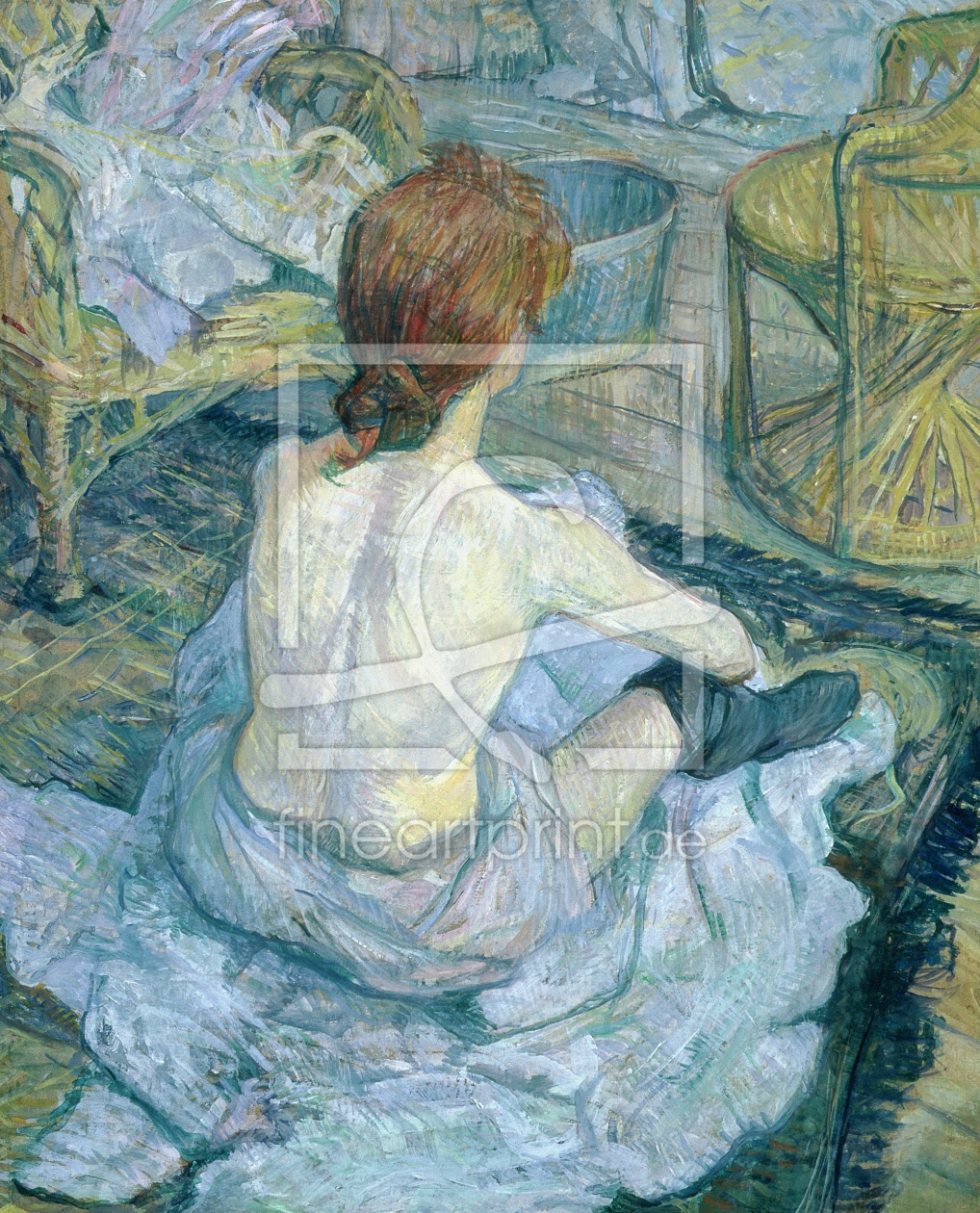 Bild-Nr.: 31002342 Woman at her Toilet, 1896 Bild-Nr.: 31002342 Woman at her Toilet, 1896 erstellt von Toulouse-Lautrec, Henri de