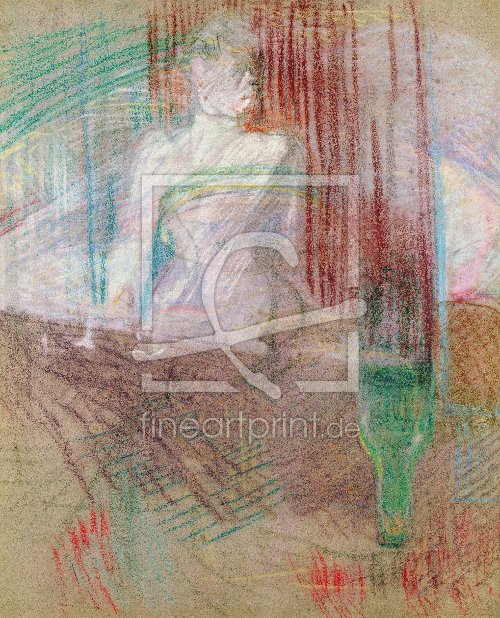 Bild-Nr.: 31002351 Woman standing behind a table, from 'Elles', 1889 erstellt von Toulouse-Lautrec, Henri de