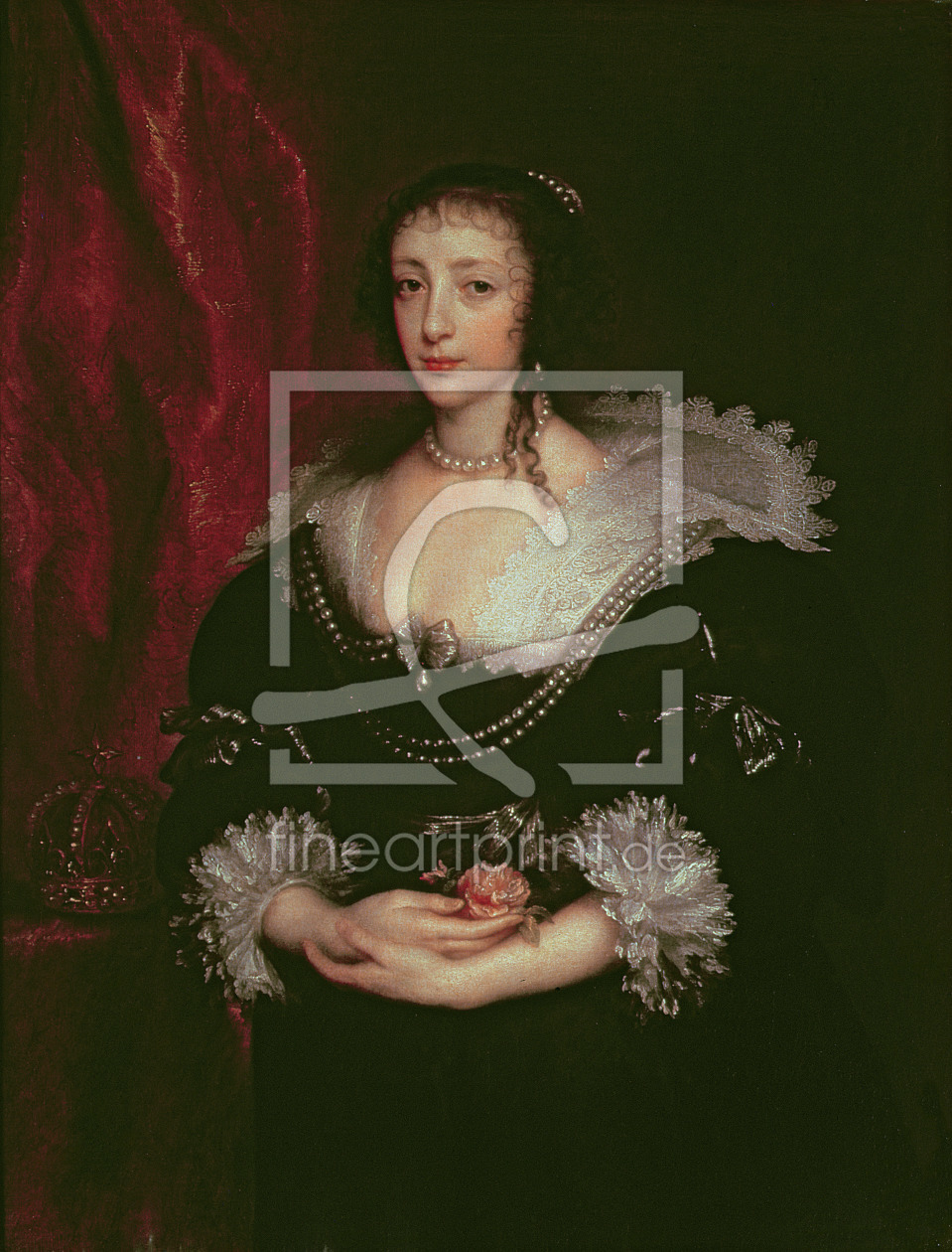 Bild-Nr.: 31002355 Queen Henrietta Maria , Queen consort of Charles I of England, 1632 erstellt von Dyck, Sir Anthony van