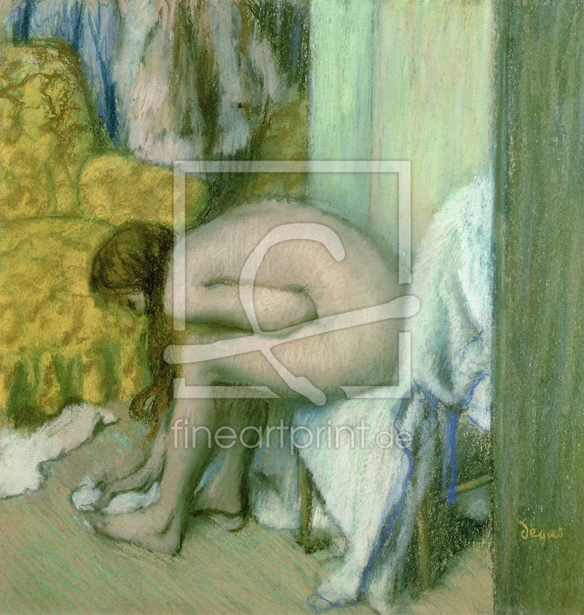 Bild-Nr.: 31002364 After the Bath, Woman Drying her Left Foot, 1886 erstellt von Degas, Edgar