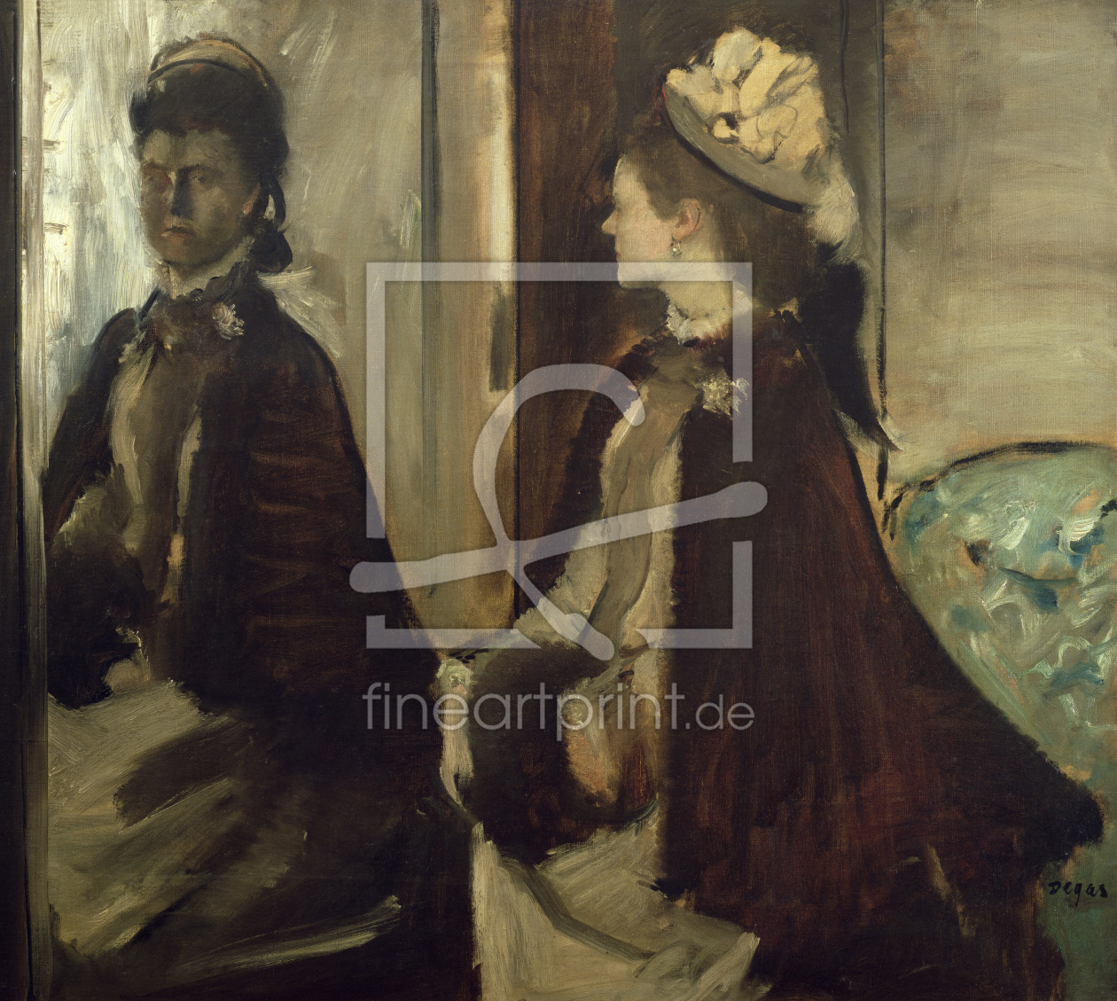 Bild-Nr.: 31002385 Madame Jeantaud in the mirror, c.1875 erstellt von Degas, Edgar