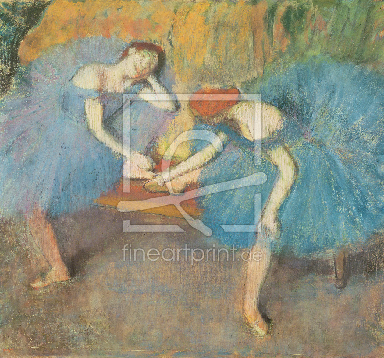 Bild-Nr.: 31002389 Two Dancers at Rest or, Dancers in Blue, c.1898 erstellt von Degas, Edgar