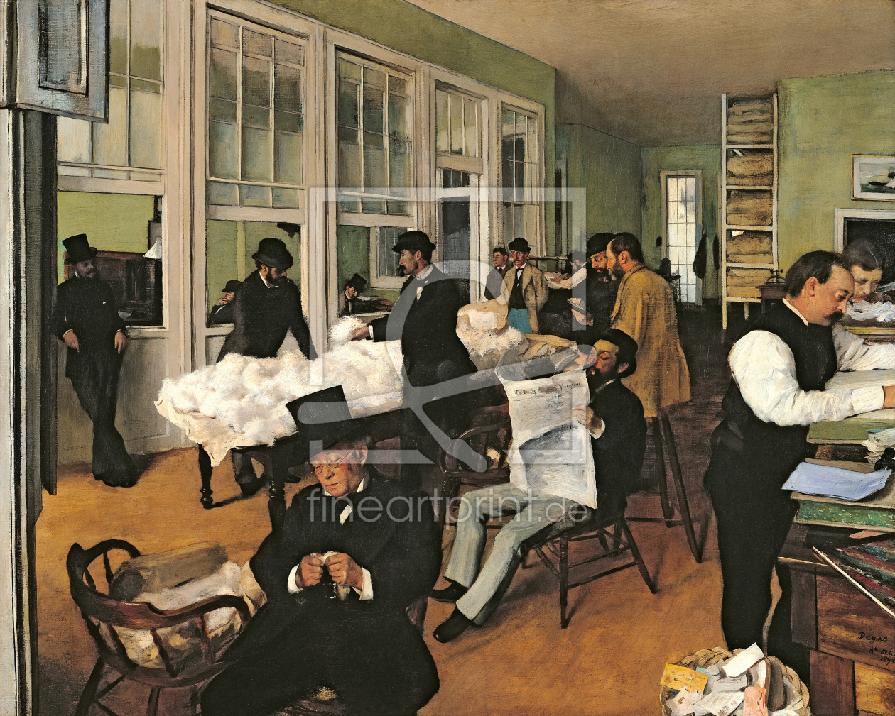Bild-Nr.: 31002399 The Cotton Exchange, New Orleans, 1873 Bild-Nr.: 31002399 The Cotton Exchange, New Orleans, 1873 erstellt von Degas, Edgar