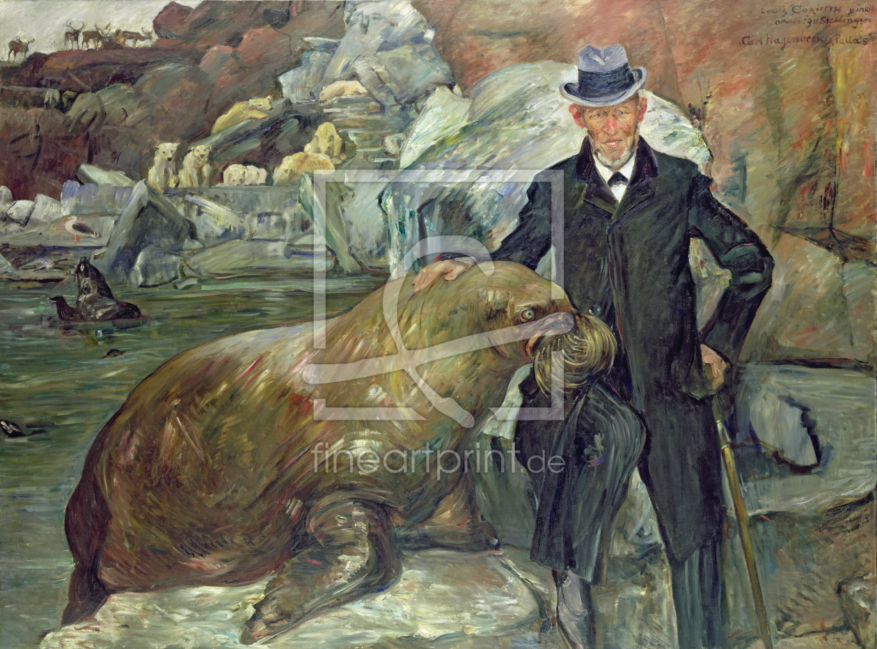 Bild-Nr.: 31002409 Carl Hagenbeck in His Zoo, 1911 erstellt von Corinth, Lovis (Franz Heinrich Louis)