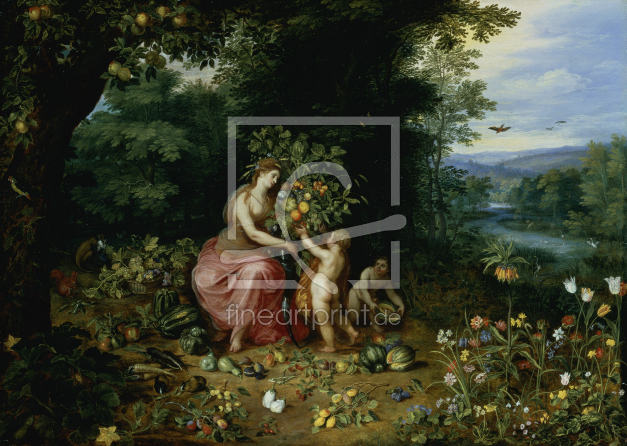 Bild-Nr.: 31002418 Allegory of Abundance erstellt von Brueghel, Jan the Younger