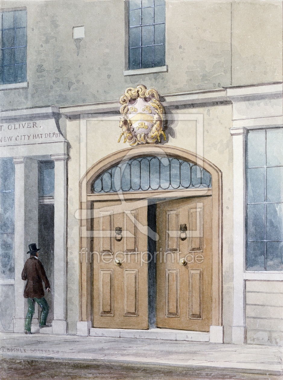 Bild-Nr.: 31002467 The Entrance to Coachmakers Hall, 1854 erstellt von Shepherd, Thomas Hosmer