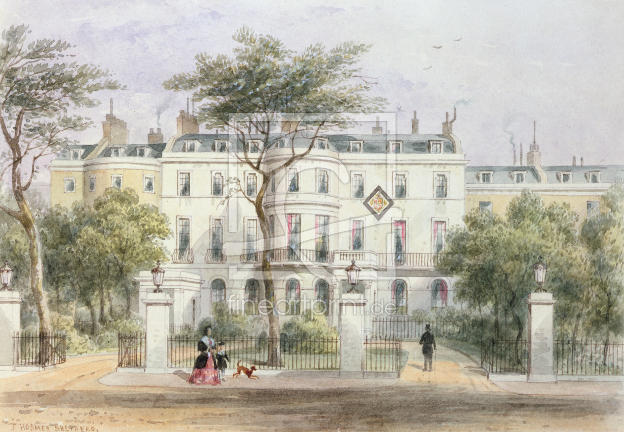 Bild-Nr.: 31002472 West front of Sir Robert Peel's House in Privy Garden 1851 Bild-Nr.: 31002472 West front of Sir Robert Peel's House in Privy Garden 1851 erstellt von Shepherd, Thomas Hosmer