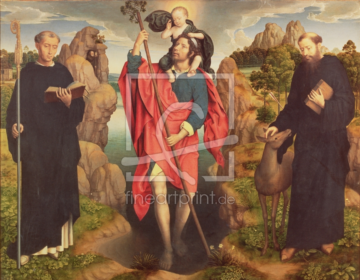 Bild-Nr.: 31002501 St. Christopher , 1484 erstellt von Memling, Hans